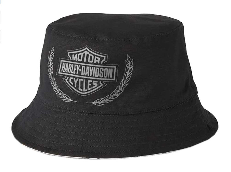 Harley-Davidson Sombrero Bucket Reversible Twisty Negro