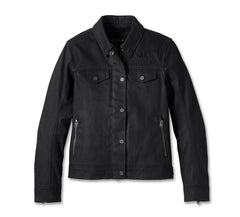 Harley-Davidson Chaqueta de Moto Trucker Flex Layering System Mujer Negra