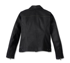 Harley-Davidson Chaqueta de Moto Trucker Flex Layering System Mujer Negra