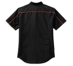 Harley-Davidson Camisa Performance Bar & Shield Manga Corta Hombre Negra