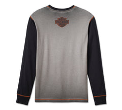 Harley-Davidson Camiseta Colorblock Hombre Negro