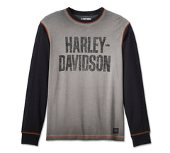 Harley-Davidson Camiseta Colorblock Hombre Negro