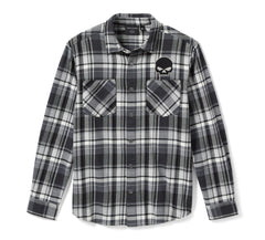 Harley-Davidson Camisa Cuadros Negro Gris