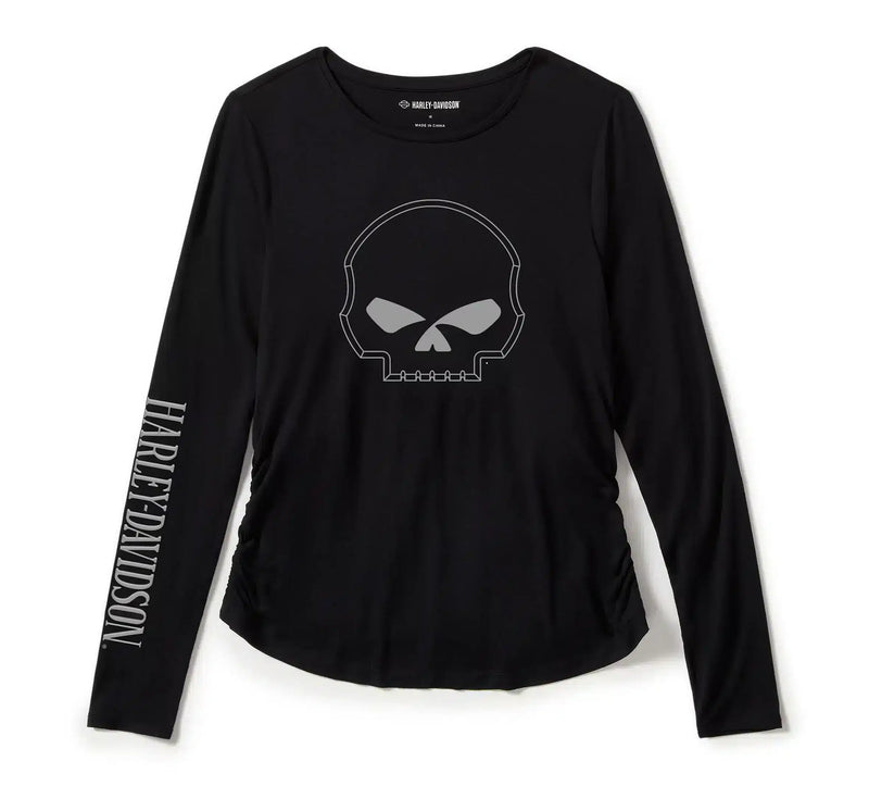 Harley-Davidson Top Willie G Mujer Negro
