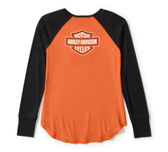 Harley-Davidson Camiseta Mujer Naranja