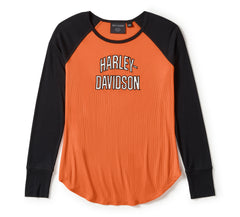 Harley-Davidson Camiseta Mujer Naranja
