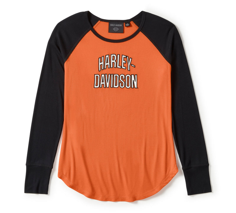 Harley-Davidson Camiseta Mujer Naranja