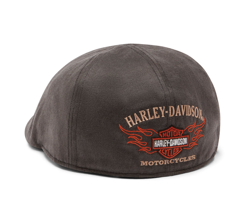 Harley-Davidson Gorra Ivy Llamas Hombre Gris
