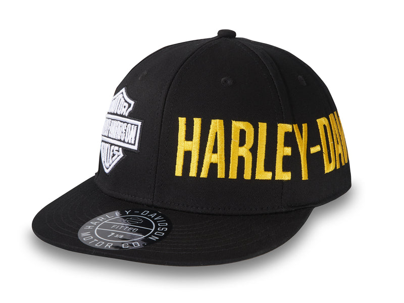 Harley-Davidson Gorra Highside Fitted Algodon Negra