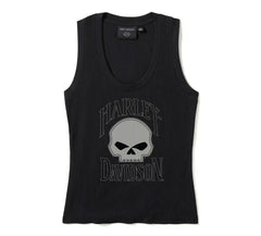 Harley-Davidson Camiseta de Tirantes Mujer Negro