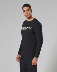 Triumph Samarreta Màniga Llarga Bettmann Waffle Negre
