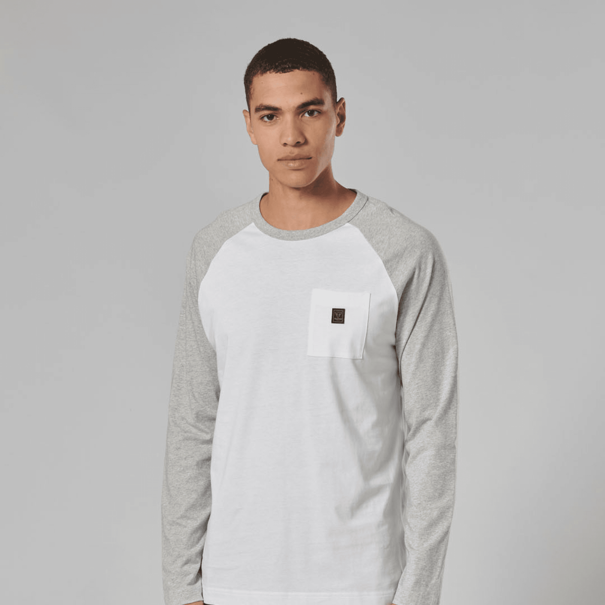 Triumph Camiseta Blackwell Blanco y Gris Jaspeado