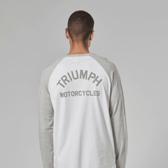 Triumph Camiseta Blackwell Blanco y Gris Jaspeado