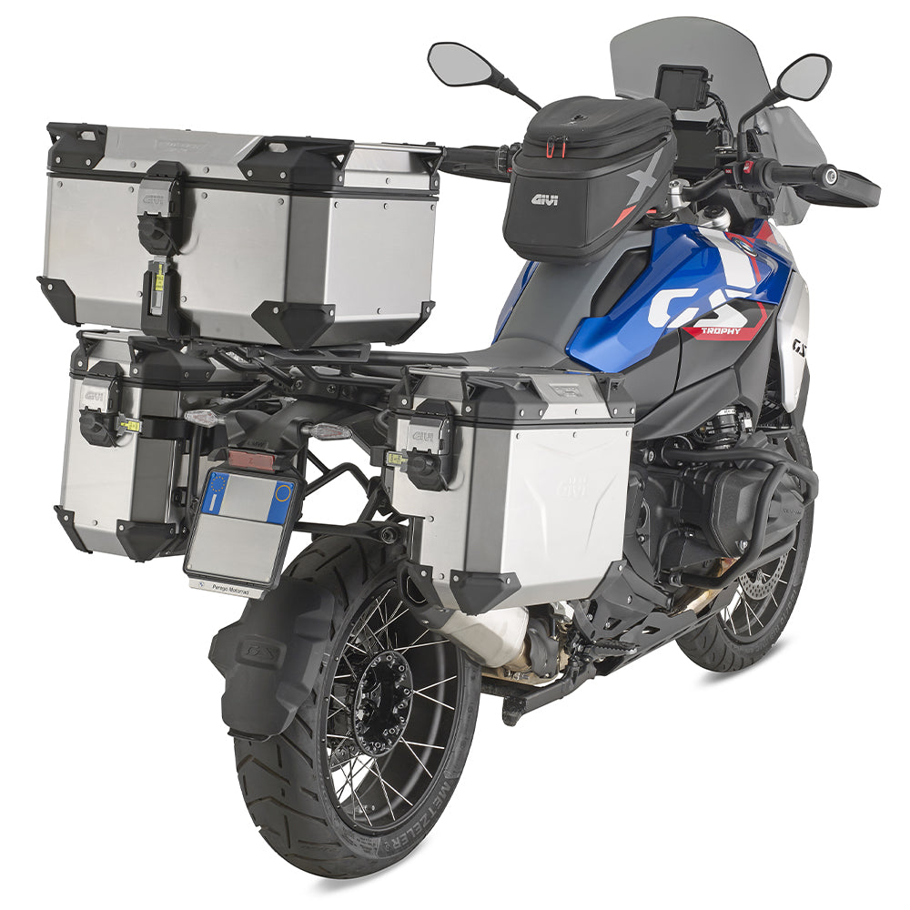 BMW R 1300 GS con el equipaje GIVI Trekker Outback EVO montado