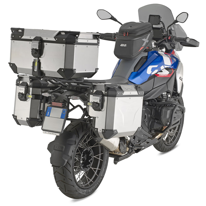 BMW R 1300 GS con el equipaje GIVI Trekker Outback EVO montado
