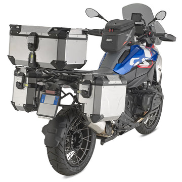 BMW R 1300 GS con el equipaje GIVI Trekker Outback EVO montado