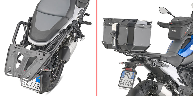 1. Puente portaequipajes GIVI para BMW R 1300 GS