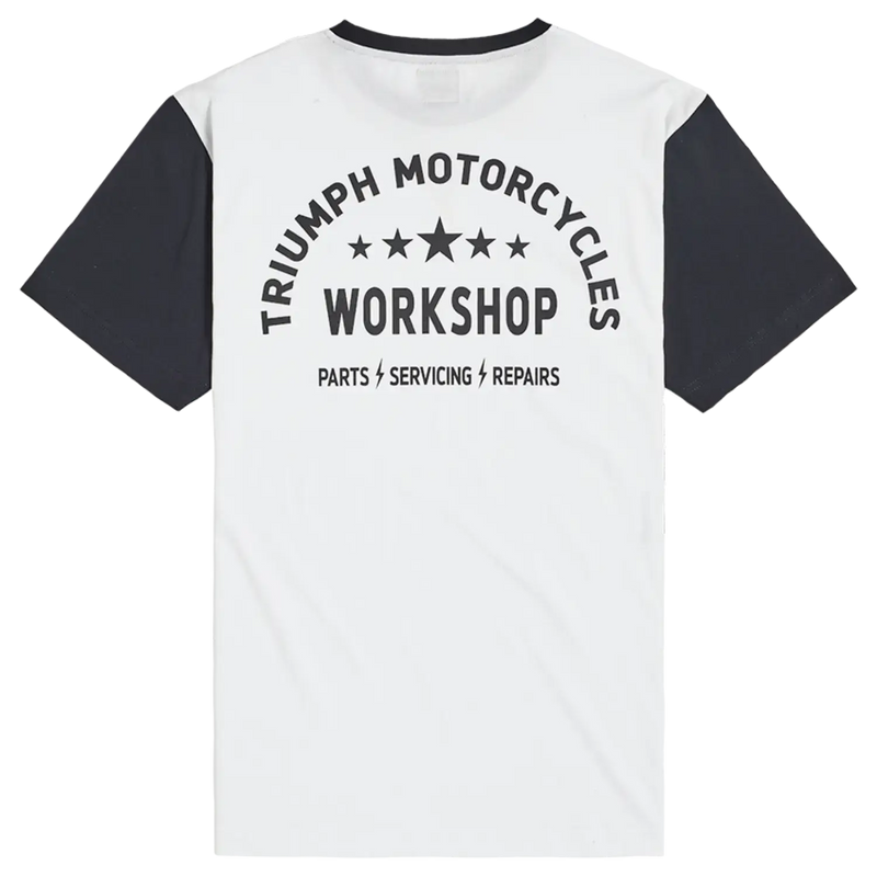 Triumph T-Shirt Fenland Schwarz und Weiß