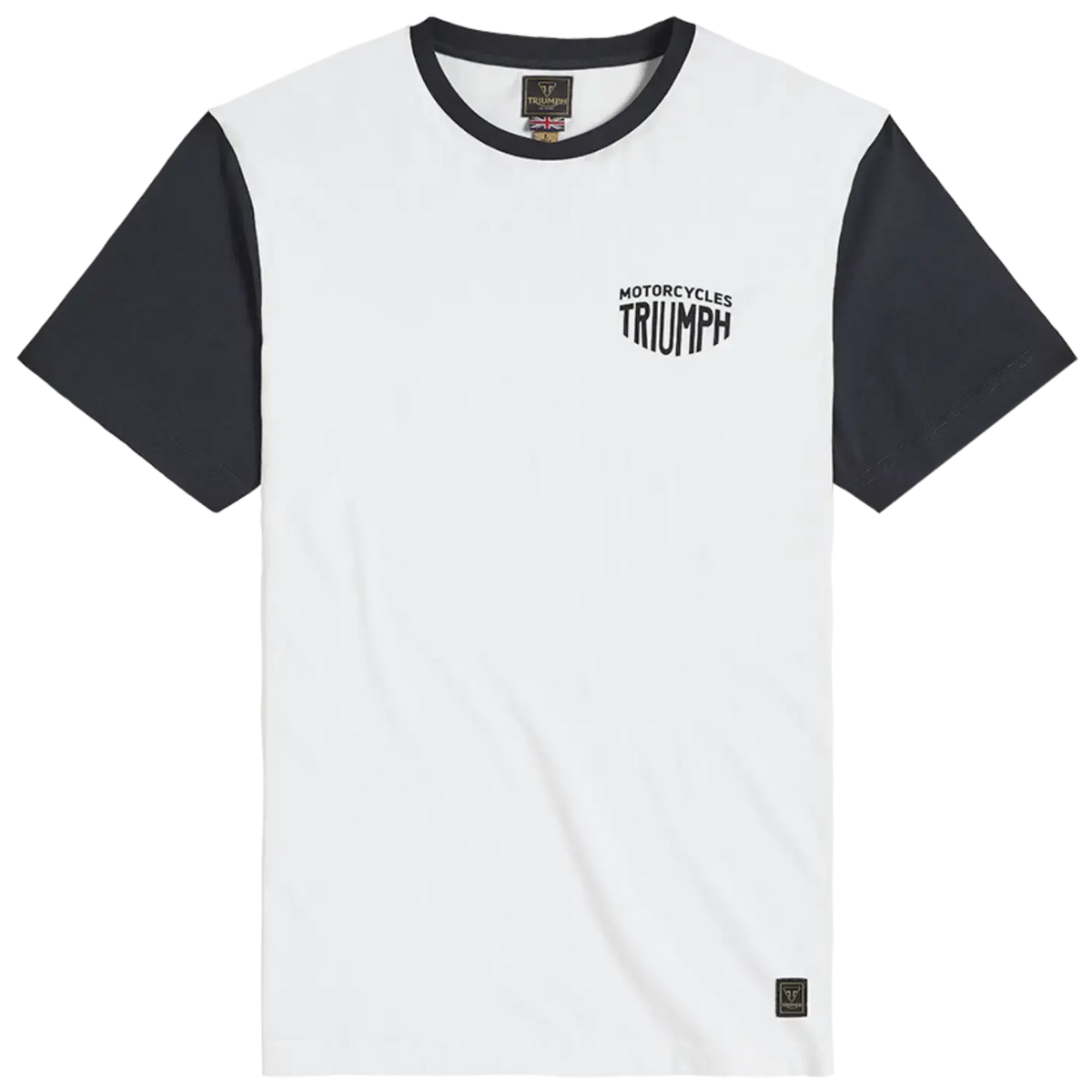 Triumph T-Shirt Fenland Schwarz und Weiß