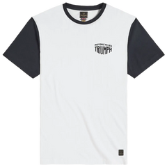 Triumph T-Shirt Fenland Schwarz und Weiß
