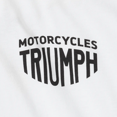 Triumph T-Shirt Fenland Schwarz und Weiß