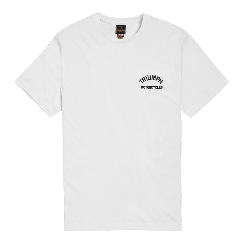 Triumph T-Shirt Castle Weiß