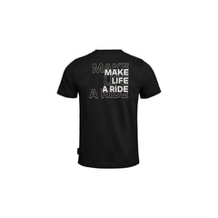 BMW Motorrad Camiseta con logo Make Life a Ride Negro