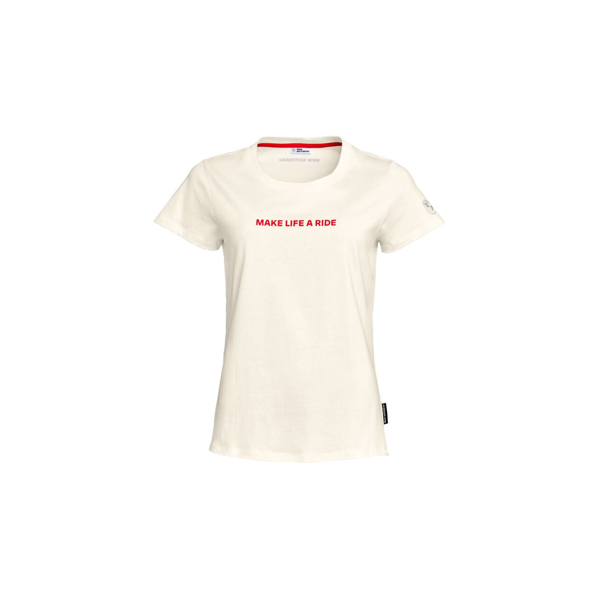 BMW Motorrad Camiseta Make Life a Ride Mujer Blanco
