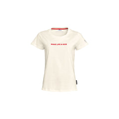BMW Motorrad Camiseta Make Life a Ride Mujer Blanco