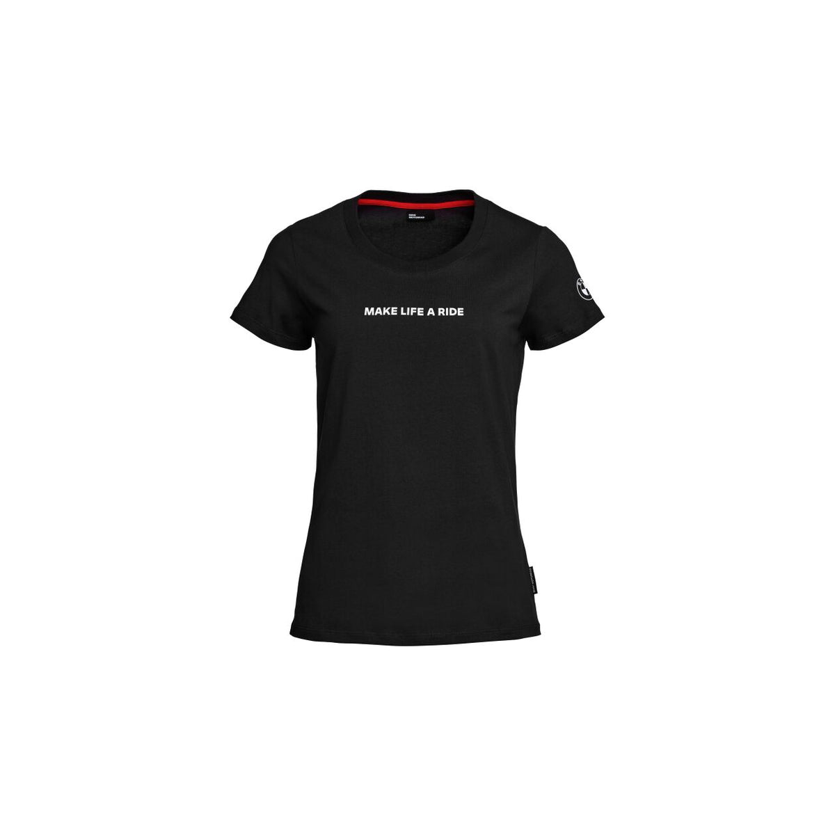 BMW Motorrad Camiseta Make Life a Ride Mujer Negro