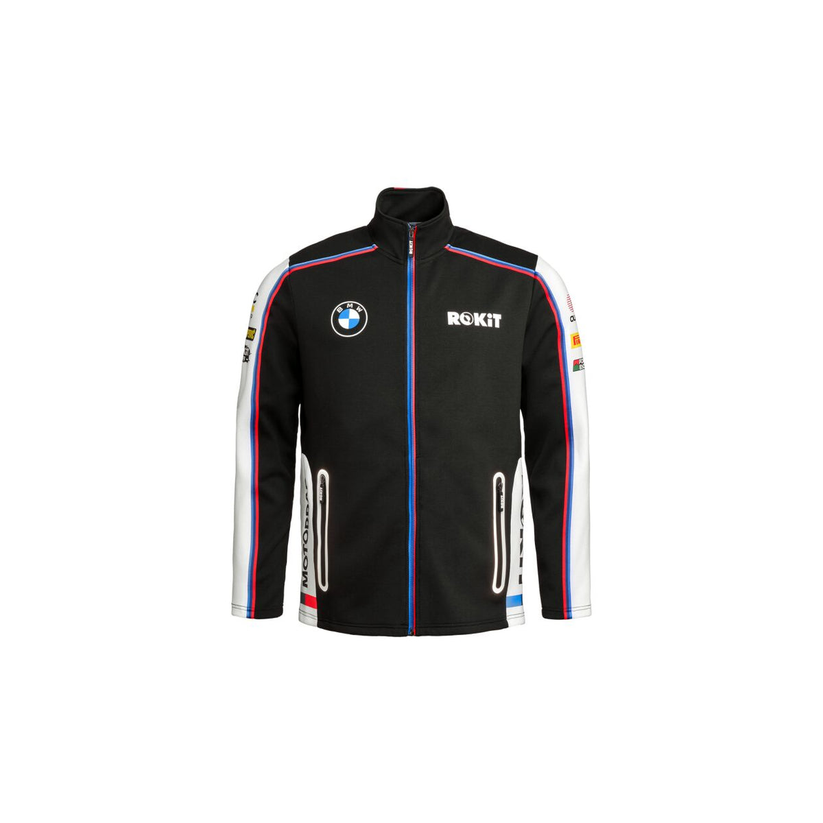 BMW Motorrad Sudadera con cremallera WSBK Fan X Rokit Negro