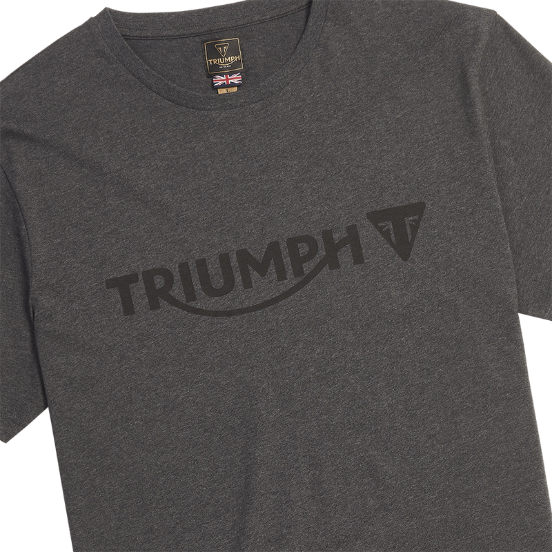 Triumph T-Shirt Cartmel Schwarz meliert