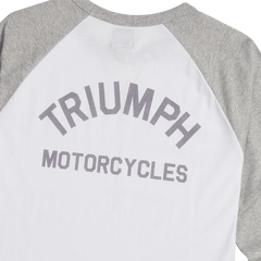 Triumph Camiseta Blackwell Blanco y Gris Jaspeado