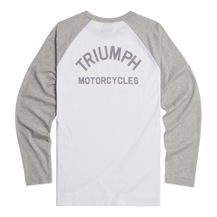 Triumph Camiseta Blackwell Blanco y Gris Jaspeado