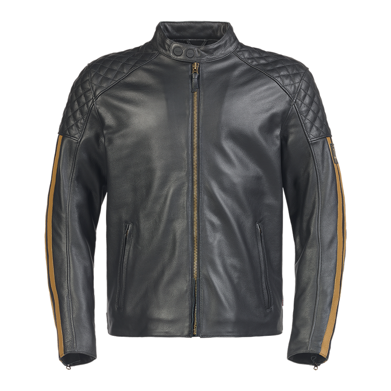 Triumph Jaqueta Braddan Sport Negre i Daurat