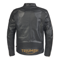 Triumph Braddan Sport Jacke Schwarz und Gold