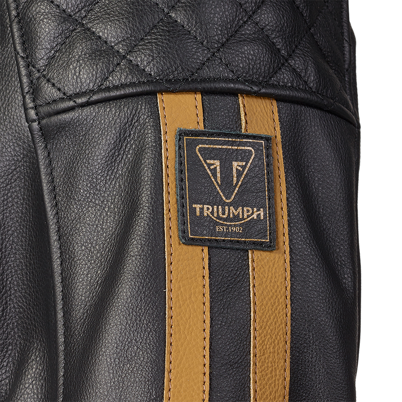Triumph Jaqueta Braddan Sport Negre i Daurat