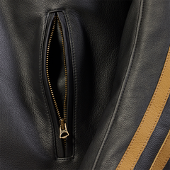 Triumph Braddan Sport Jacke Schwarz und Gold
