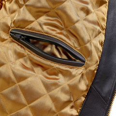 Triumph Braddan Sport Jacke Schwarz und Gold