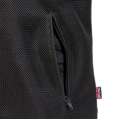 Triumph Jaqueta Braddan Retro de Malla Negre i Vermell