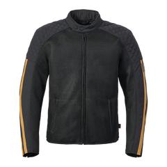 Triumph Braddan Retro Black and Gold Mesh Jacket