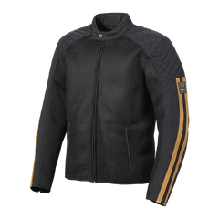 Triumph Braddan Retro Black and Gold Mesh Jacket