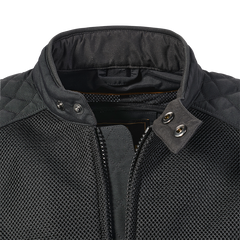 Triumph Braddan Retro Black and Gold Mesh Jacket