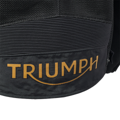 Triumph Braddan Retro Black and Gold Mesh Jacket