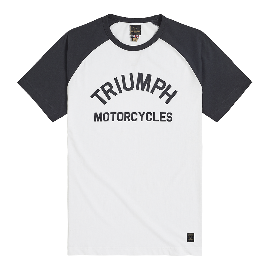 Triumph T-Shirt Saltern Schwarz und Weiß