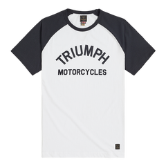 Triumph T-Shirt Saltern Schwarz und Weiß