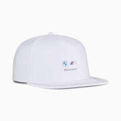 BMW M Motorsport Flat Brim Cap Blanca