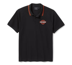 Harley-Davidson Polo Piqué Bar & Shield