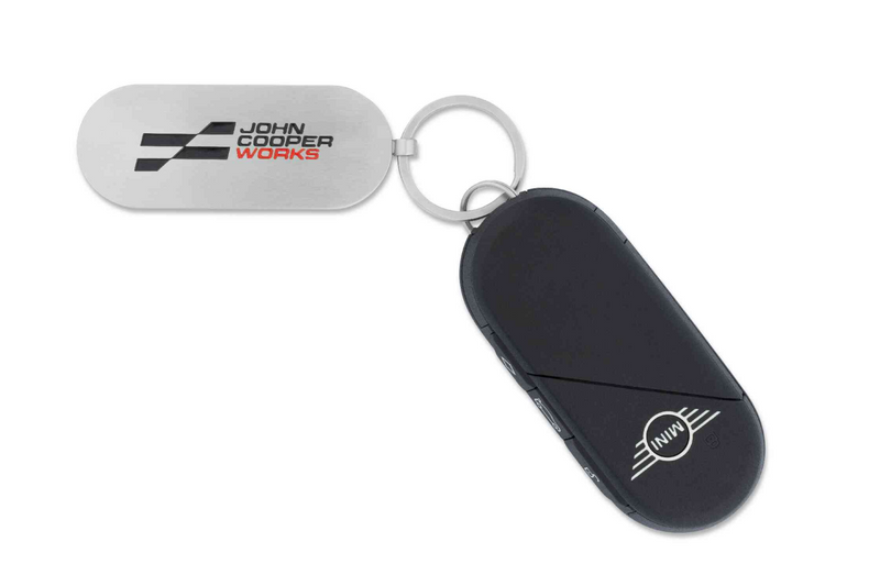 MINI Llavero JCW Logo Plata