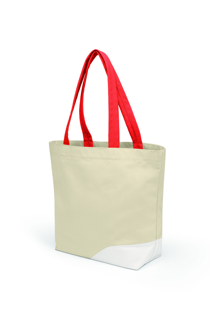 MINI Bolso Shopper Car Face Detail Vibrant Silver/Blanco